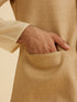 Manyavar Classy Fawn Nehru Jacket