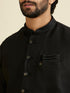 Manyavar Black Extravaganza Nehru Jacket