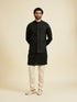 Manyavar Black Extravaganza Nehru Jacket