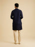 Manyavar Royal Blue Elegance Nehru Jacket