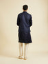 Manyavar Regal Dark Blue Nehru Jacket