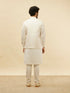 Manyavar Cream White Victorian Patterned Jacket
