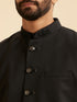 Manyavar Classy Black Nehru Jacket