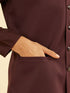 Manyavar Maroon Majesty Nehru Jacket