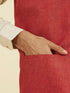 Manyavar Rust Elegance Nehru Jacket