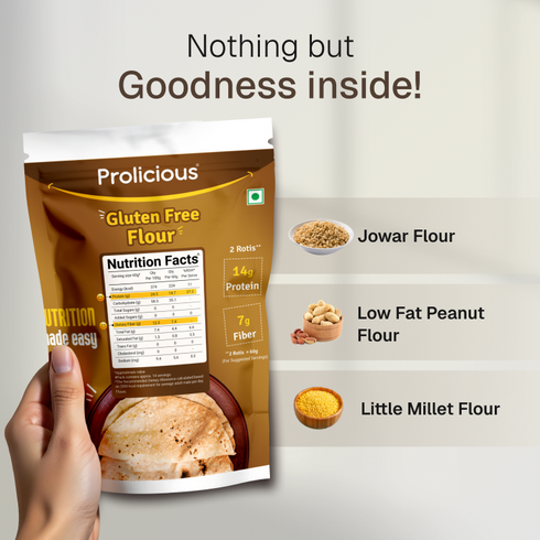 Prolicious Gluten Free Flour 14g Natural Protein