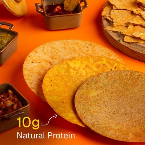 Prolicious Gluten Free Khakhra Combo 10g Natural Protein Pack of 4