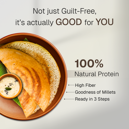 Prolicious Millet Dosa & Uttapam Mix 12g Natural Protein