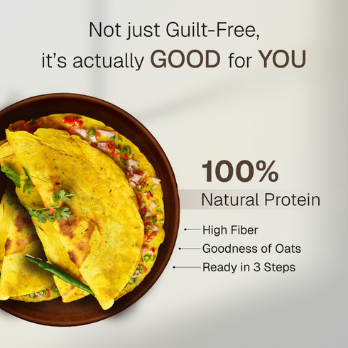 Prolicious Oats Chilla Mix 15g Natural Protein
