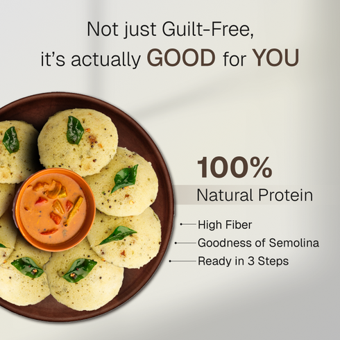 Prolicious Rava Idli Mix 12g Natural Protein