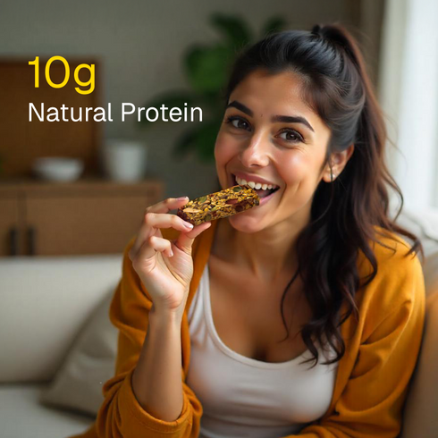 Prolicious Seeds & Nuts Protein Bar Single Pack 10g Natural Protein