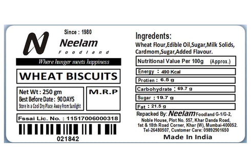 Neelam Foodland Wheat Biscuit