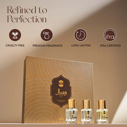 Ajmal Perfumes India Wisal Series Gifrtset for Unisex