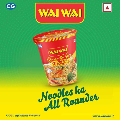 Wai Wai Ready To Eat Chicken Flavour Instant Cup Noodles 75g