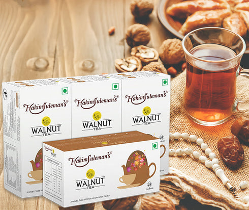 Atiya Herbs Hakim Suleman s Walnut Tea Pack 4