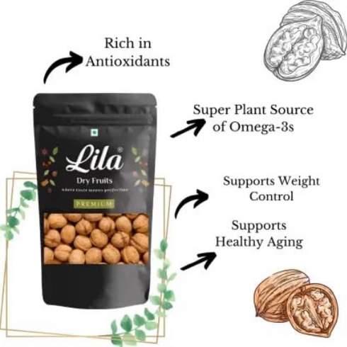 Lila Dry Fruits Walnut In Shell