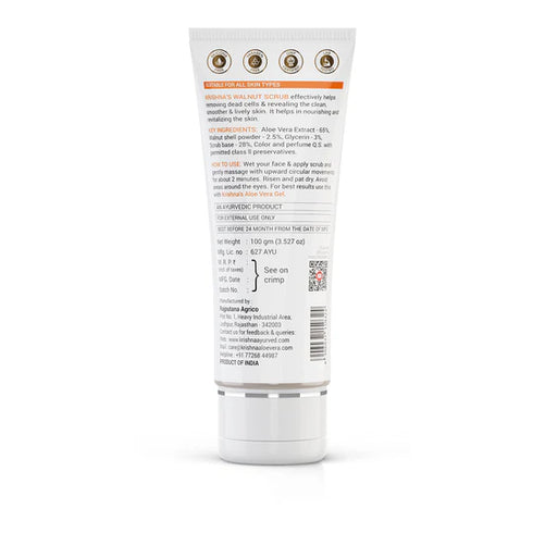 Krishna's Aloe Vera Walnut Scrub