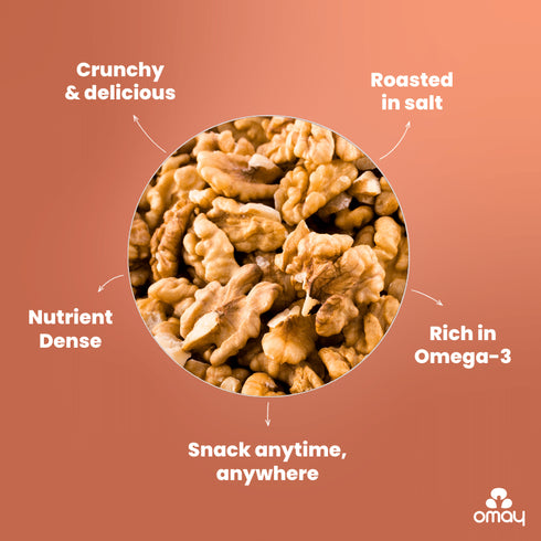 Omay Foods Walnut Kernels, 100g