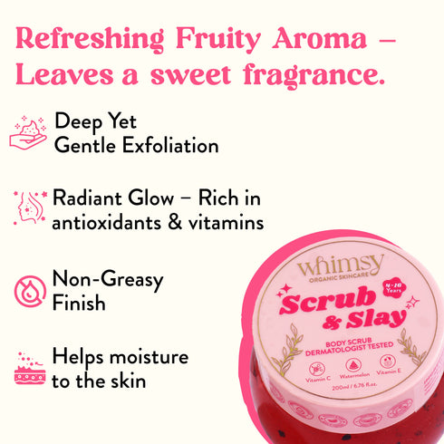 Whimsy Beauty Watermelon Body Scrub