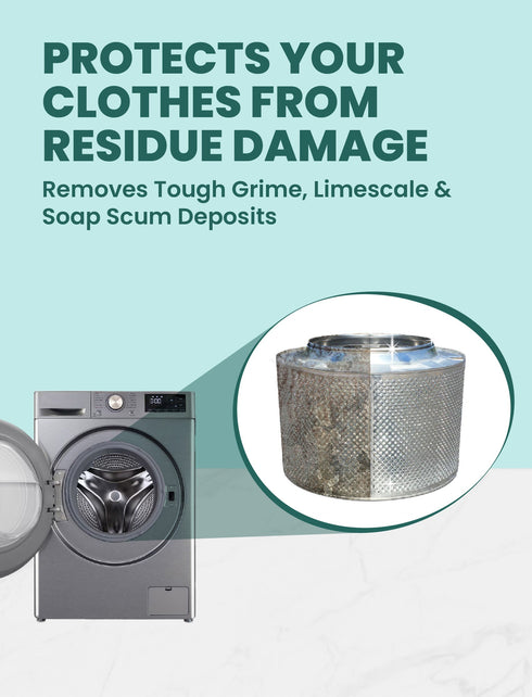 Happi Planet Washing Machine Cleaner & Descaler 8 Tablets