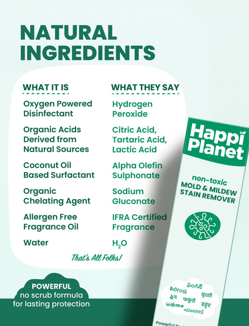 Happi Planet Mold & Mildew Stain Remover Spray