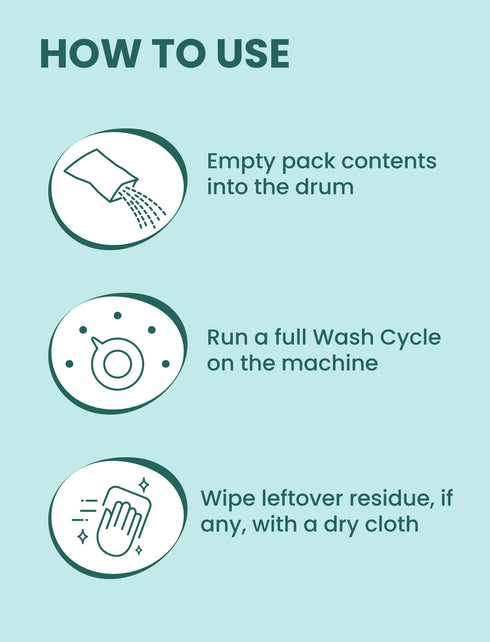 Happi Planet Washing Machine Cleaner & Descaler Powder
