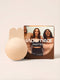 UNDERNEAT Reusable Adhesive Bunny Ups – Rabbit Ear Lift Design, Non-Adhesive Nipple Zone, Extra Lift Support - Beige