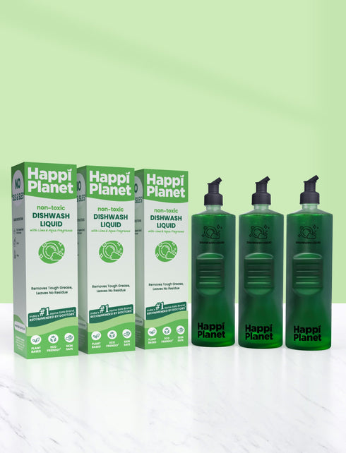 Happi planet store Dishwash Liquid 3L Pack