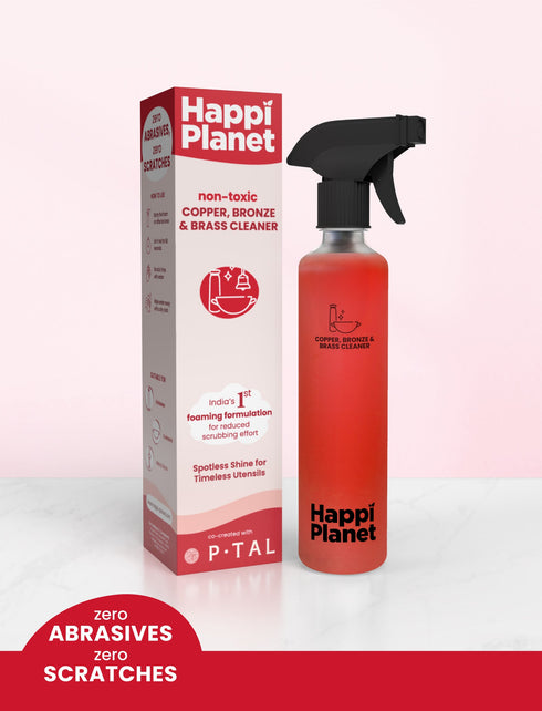 Happi Planet Copper Bronze & Brass Cleaner Spray