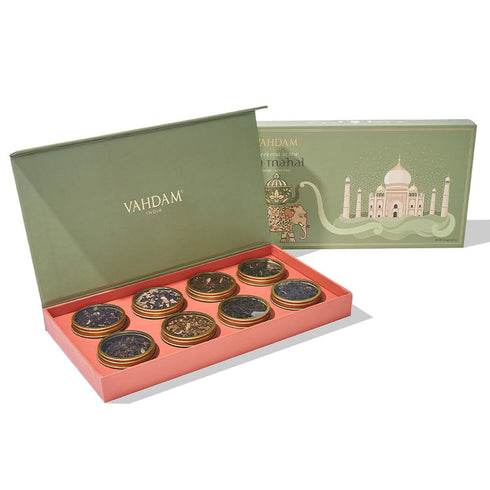 Vahdam Tea Weekend At The Taj Mahal Gift Set 8 Teas