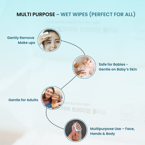 Mirabelle Korea Makeup Remover Wet Wipes
