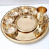 Luxury brass thali set | dinner set