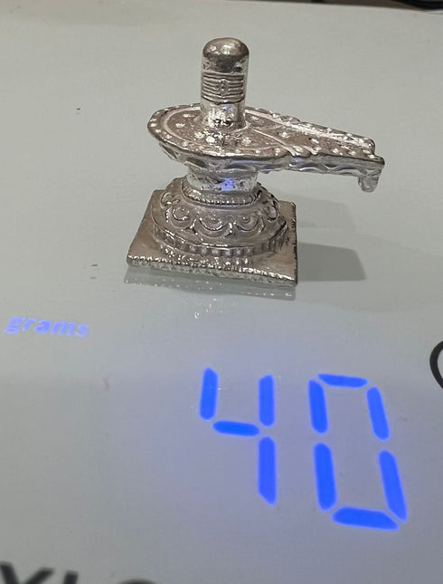 Pure Silver Shiva Lingam 40g