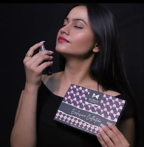 Moraze Cosmetics Long Lasting Pack of 6 Perfume Set