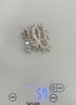 Pure Silver Multi Color Enamels Anklets 57g