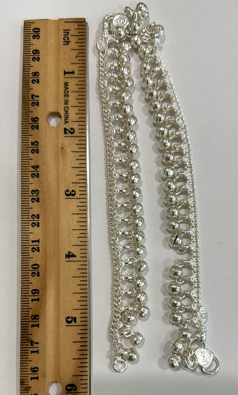 Pure Silver Anklets 40grams