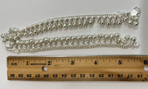 Pure Silver Anklets 40grams