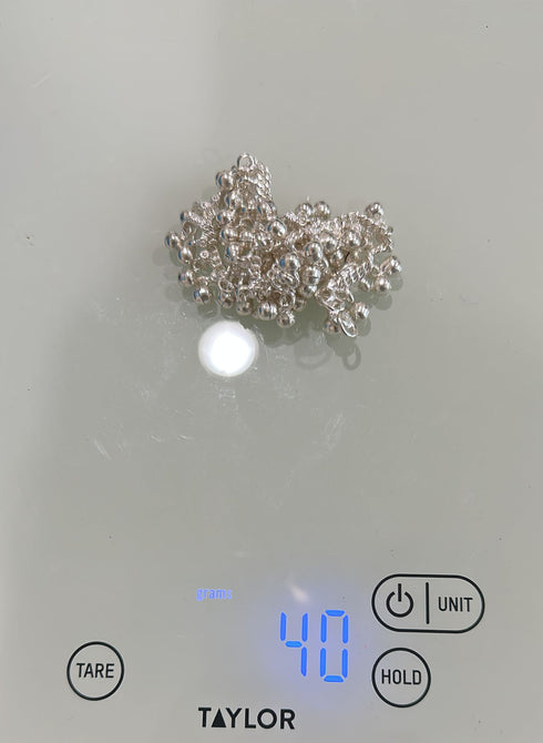 Pure Silver Anklets 40grams
