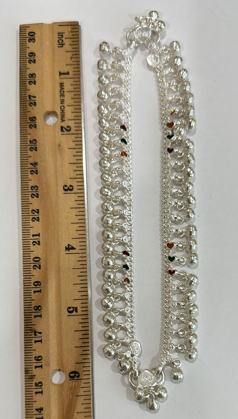 Pure Silver Anklets 41grams