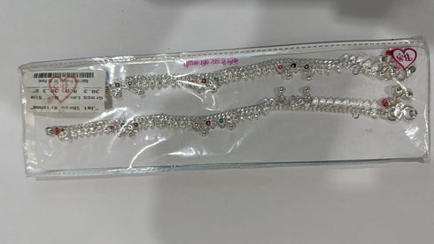 Pure Silver Anklets 38grams