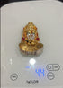 Pure Silver Lakshmi Mukhavada With Rubies and Coins 44g