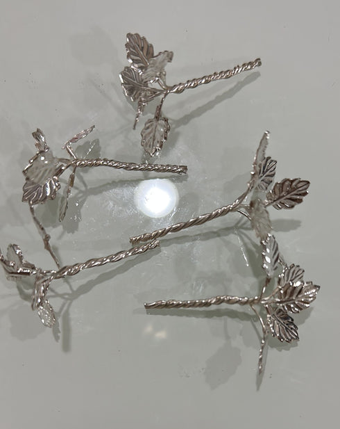 Pure Silver Tulsi Dalam 10 Grams( Pack of 5 )