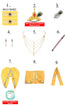 Raj Fancy Baby Krishna Brocade Fabric Janmashtami Mythological Character Costume | Yellow