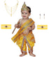 Raj Fancy Baby Krishna Brocade Fabric Janmashtami Mythological Character Costume | Yellow