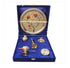 Puja Thali Set In Brass With Velvet Box