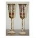 Brass Showpiece Surahi Set With 6 Wine Glasses
