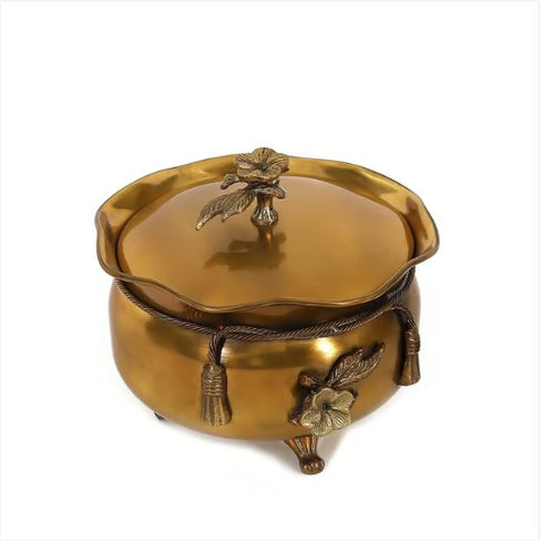 Brass Jar For Home Decor 0.64 Kg
