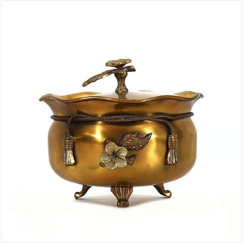 Brass Jar For Home Decor 0.64 Kg