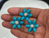 Pure Silver Blue Color Flowers 9g (Pack of 3)