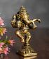 Brass Dancing Ganesha Idol Murti 255gm